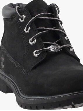 Timberland Women's Nellie Double WP Ankle Boot, Size 7, Black